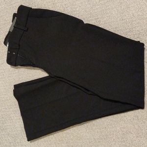 Express Columnist Mid-Rise Bootcut Pants, Black, Size 00P, NWT